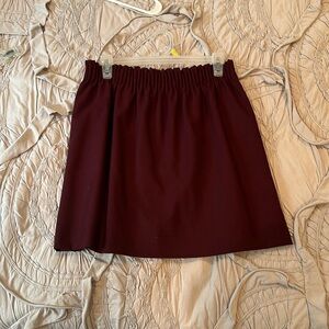 J Crew Maroon Skirt